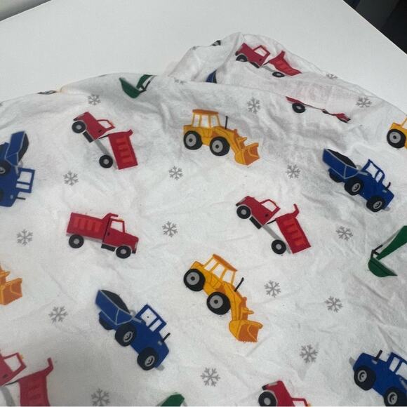Rugged Butts Multicolor Construction Vehicle 100% cotton flannel Crib Sheet x2 - Picture 9 of 11
